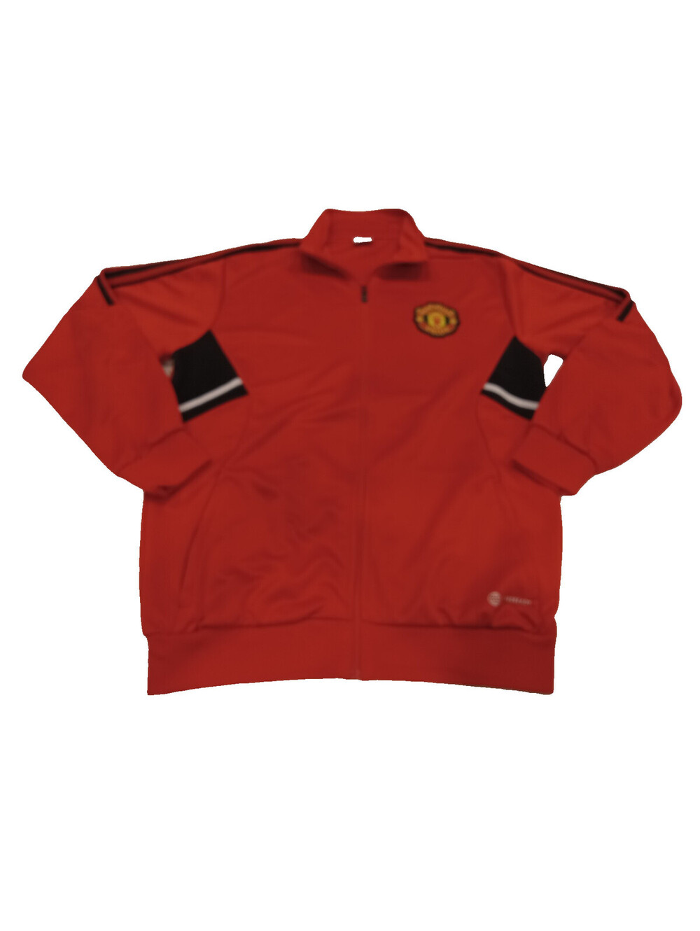 Adidas Manchester United Track Jacket Mens 4XL Red Black White AEROREADY 4XL